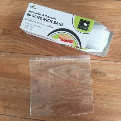 Plastic sandwich bags zip lock