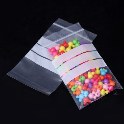 China Supplier plastic LDPE ziplock bags with WOP