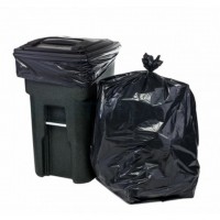 42Gallon Low Density Garbage heavy duty black 3 mil Trash bag