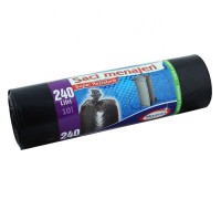 42 Gallon  Capacity  Black Plastic Garbage Bags