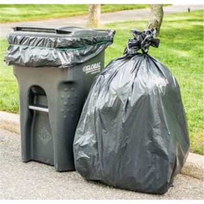 Fit Trash Can All Size High Density Plastic Garbage Bag