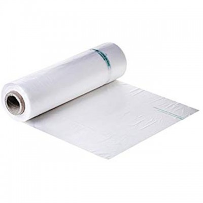 HDPE Natural plastic bag on roll